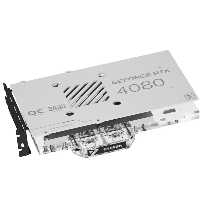 Barrow LRC2.0 vandens aušinimo blokas RTX 4080 FE Aurora RGB akrilinis