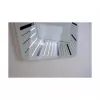 NeXtime klok 8128wi Hexagon sieninis laikrodis, 43x43 cm, baltas