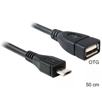 USB laidas DeLOCK 50cm Micro-USB B USB 2.0 A 83183