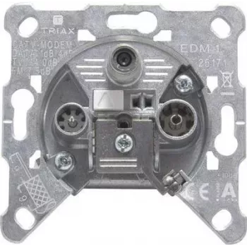 TRIAX EDM 1 3 krypčių vieno išėjimo F lizdas 306270 (306270)