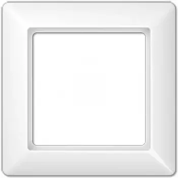 Jung AS 581 WW baltoji rozetės ir jungiklio dangtelio plokštelė, duroplastas, 80,5×80,5 mm
