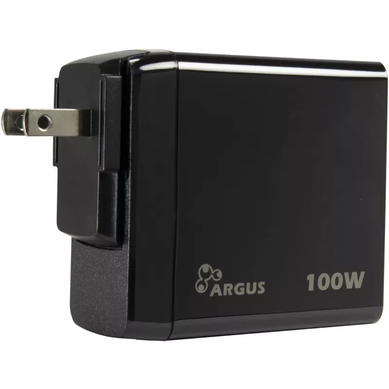 PD įkroviklis INTER-TECH PD-3100 100W USB-C juodas greitas maitinimo adapteris