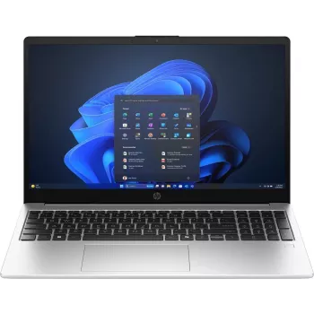 HP 250R G10 nešiojamasis kompiuteris 15,6 colio FHD Intel Core 3 100U 16GB 512GB SSD Win11 Pro sidabrinis - DE klaviatūra