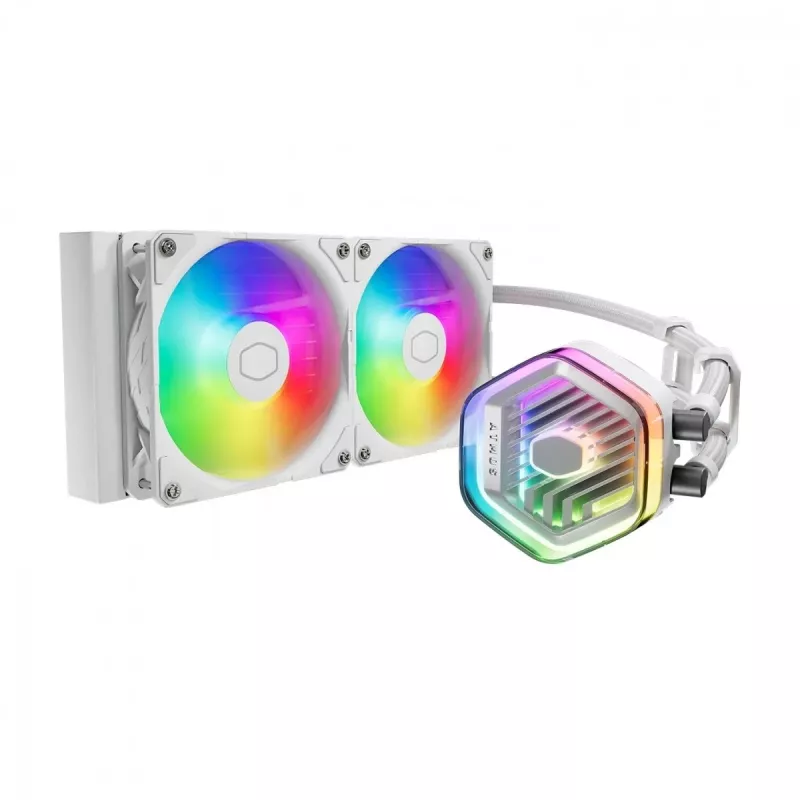 Vandens aušintuvas Cooler Master MasterLiquid 240 ATMOS baltas