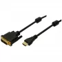 Logilink HDMI / DVI vaizdo kabelis 2 m, juodas (CH0004)