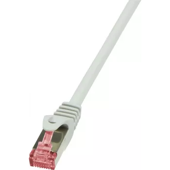 Tinklo laidas LogiLink 10m Cat.6 RJ-45 S/FTP Pilka