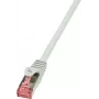 Tinklo laidas LogiLink 10m Cat.6 RJ-45 S/FTP Pilka