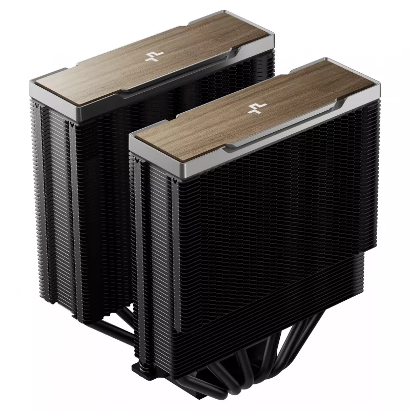 Oro aušintuvas DeepCool AK620 G2, 120 mm ventiliatorius, LGA1700/1200/115x ir AM4/AM5, juodas, 144×127×159 mm