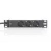 Aliumininis rozetinis blokas Digitus DN-95411 3 saugios rozetės 2m