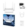 Stalininis maršrutizatorius Cudy WR3000P Wi‑Fi 6 dviejų juostų 2.4/5 GHz, 2.5 Gigabit Ethernet, 3 LAN prievadai, baltas