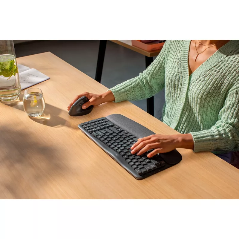 Logitech Wave Keys ergonomiška belaidė klaviatūra