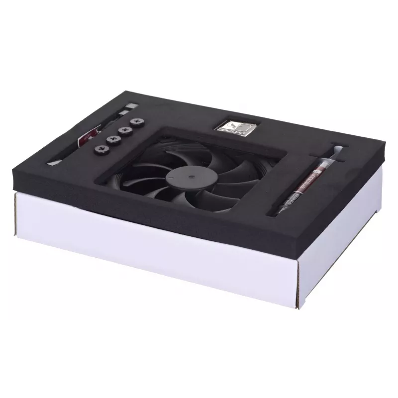 CPU aušintuvas Noctua NH-L9I-17XX chromax.black – žemo profilio aušintuvas LGA1700, 92 mm ventiliatorius, 37 mm aukštis