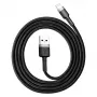 Baseus Cafule 1 m juoda, pilka