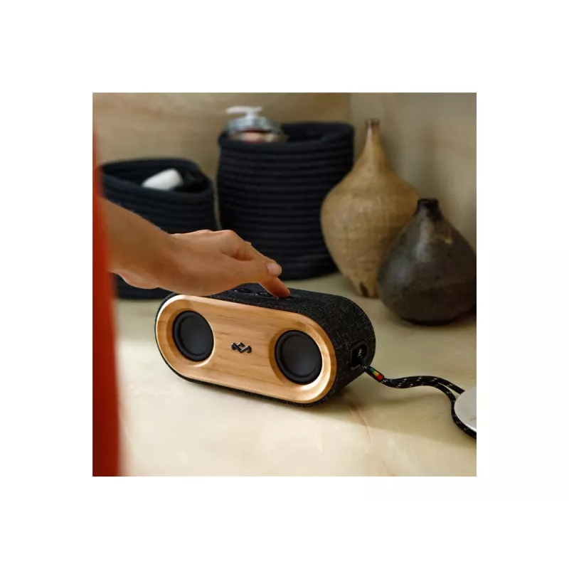 The House Of Marley EM-JA021-SB nešiojamas vakarėlių garsiakalbis Stereo nešiojamas garsiakalbis Juoda, Geltona 20 W