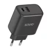 SAVIO LA-06/B USB-C 30W Power Delivery 1xUSB-C juodas