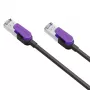 Tinklo kabelis CABLETIME Cat8 S/STP 2 m juodas
