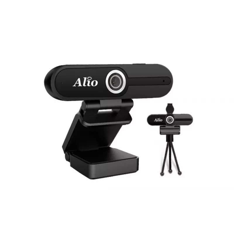 Internetinė kamera Alio FHD60, Full HD 1080p, 30 kadrų/s, USB 2.0, juoda