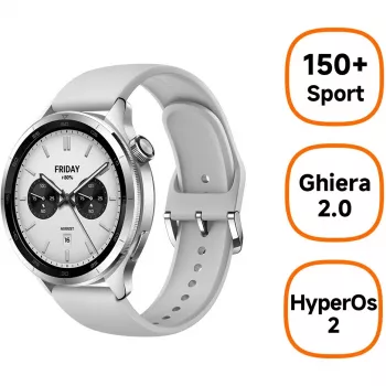 Išmanusis laikrodis Xiaomi Watch S4 sidabrinis