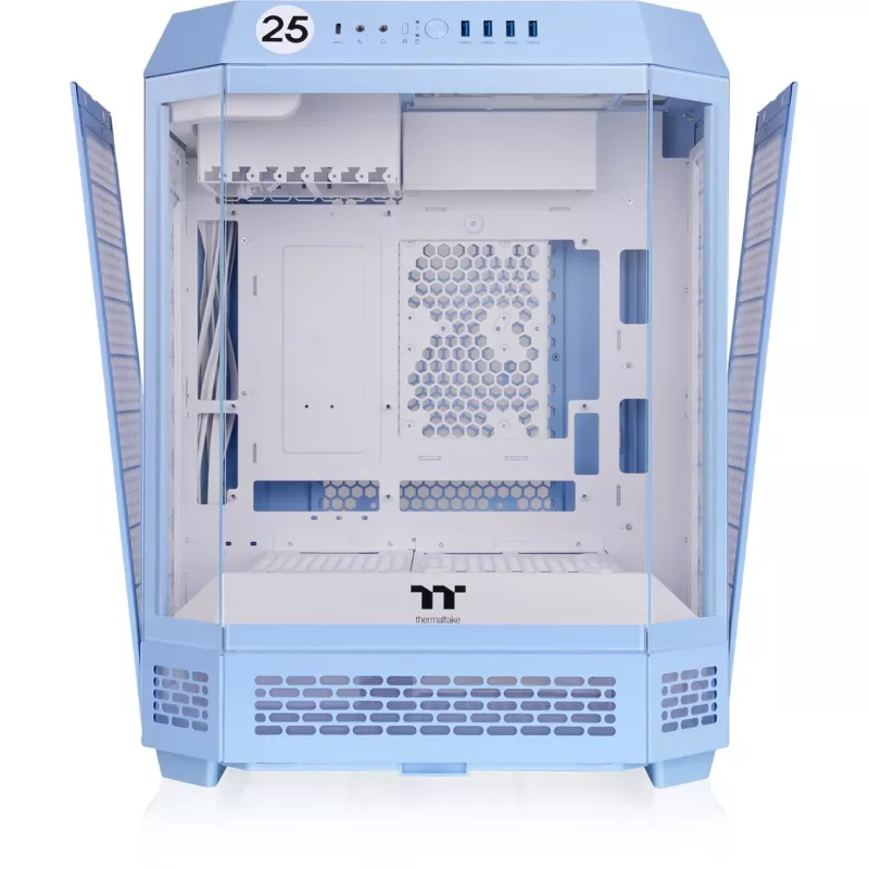 Termaltake The Tower 600 TG - Hidrangiškai mėlyna