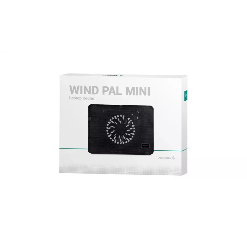 DeepCool Wind Pal Mini aušinimo stovas nešiojamam kompiuteriui 39,6 cm (15,6 inch) 1000 RPM Juodas