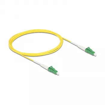 DeLOCK 83222 InfiniBand šviesolaidinis kabelis 2 m LC LC/APC geltonas