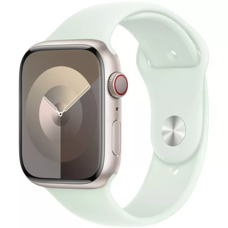 Apple juosta 45mm Soft Mint Sport Band S/M – patogi, lengva, patvari
