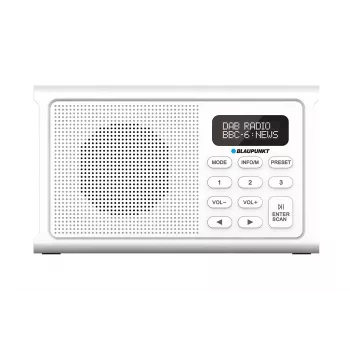 Blaupunkt DR3WH nešiojamas radijo imtuvas baltas