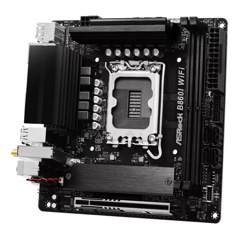 ASRock B860I WiFi Mini-ITX pagrindinė plokštė