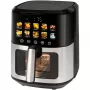 Karšto oro gruzdintuvė ProfiCook PC-FR 1286 H – 6,5 L, 1700 W, nerūdijančio plieno priekis, juoda