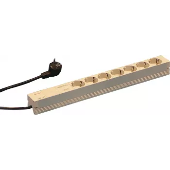 Schroff 60110-214 Maitinimo skirstytuvas (PDU) 7 AC išėjimai 1U pilka (60110214)