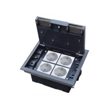 Grindinė dėžutė Alantec PP004 su reguliuojamu gyliu techninėms grindims 45×45 mm