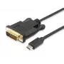Equip USB Type C į DVI-D Dual Link laidas, vyriškas į vyrišką, 1,8 m