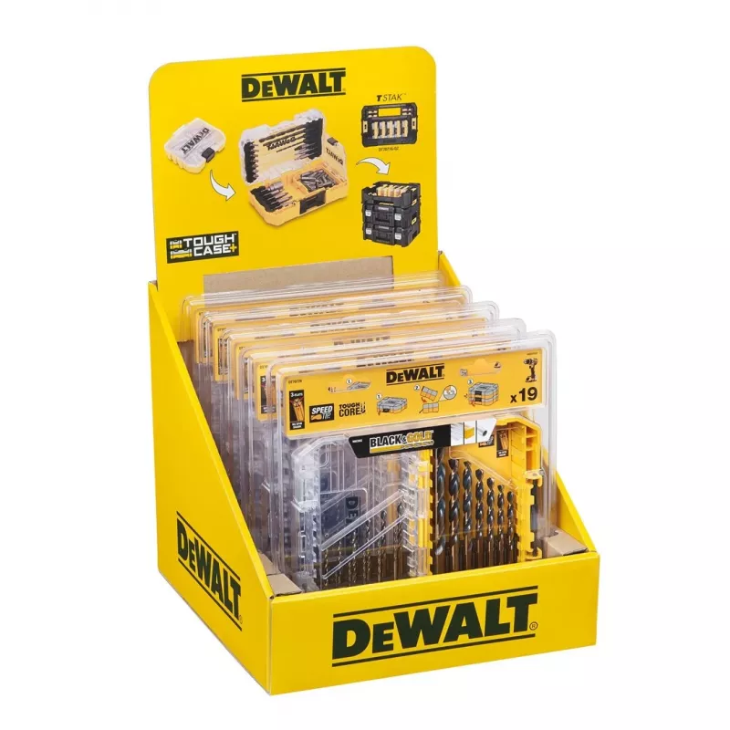 DeWalt DT70728-QZ metalo grąžtų komplektas, 19 dalių