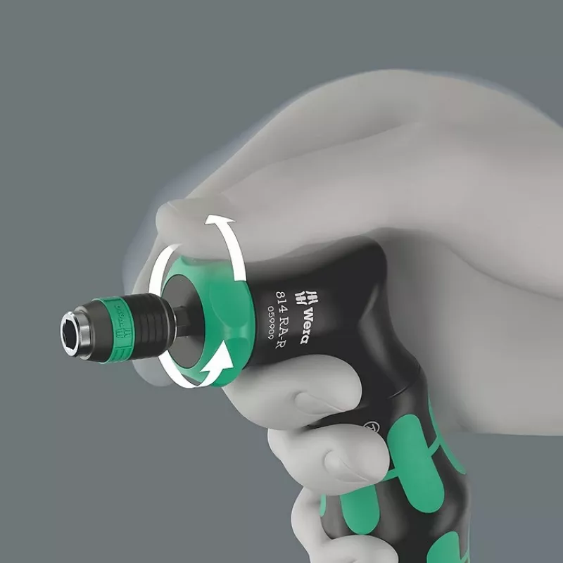 Atsuktuvas su bitais Wera Kraftform Kompakt Pistol RA-R 1, 7 dalių