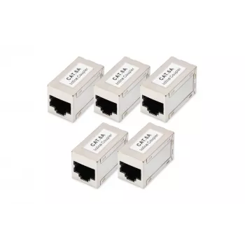 Digitus CAT 6A modulinė jungtis ekranuota 5 vnt. RJ-45 auksuoti kontaktai