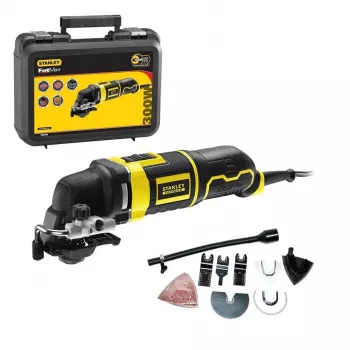 Osciliacinis daugiafunkcis įrankis Stanley FME650K-QS juoda, geltona