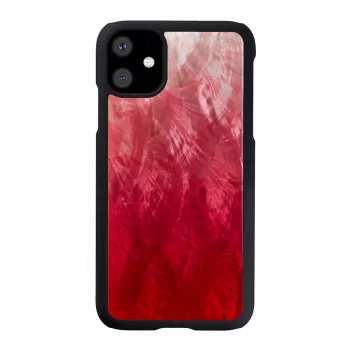 Dėklas iPhone 11 iKins Pink Lake su juodais akcentais