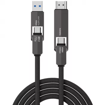 USB4–HDMI laidas 4smarts ComboCord 240W 1,5 m