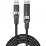 USB4–HDMI laidas 4smarts ComboCord 240W 1,5 m