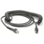 Zebra CBA-U29-C15ZBR USB kabelis USB 2.0 4.57 m USB A Juodas