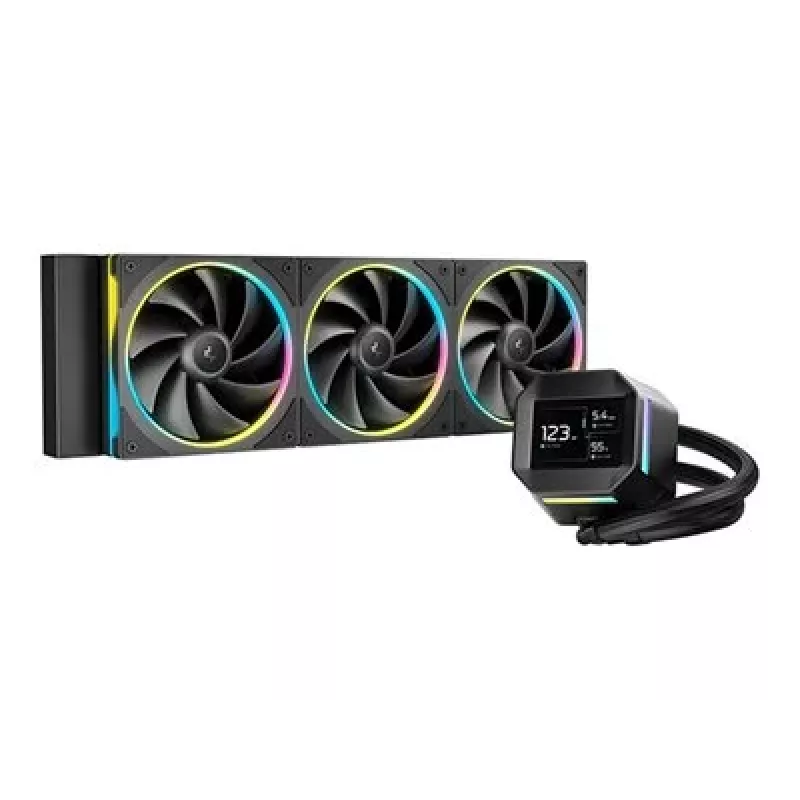 DeepCool LM360 procesoriaus skysčio aušinimo rinkinys 12 cm juodas 1 vnt.