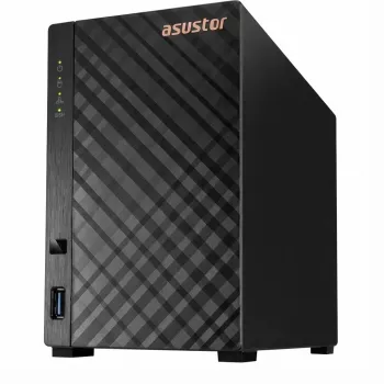 Asustor AS1202T NAS / saugyklos serveris bokštinis Realtek 1 GB DDR4 0 TB ADM juodas