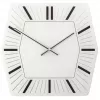 NeXtime klok 8128wi Hexagon sieninis laikrodis, 43x43 cm, baltas