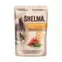 Šlapias kačių ėdalas SHELMA Rich in chicken padaže 85 g – pilnavertis suaugusių kačių ėdalas