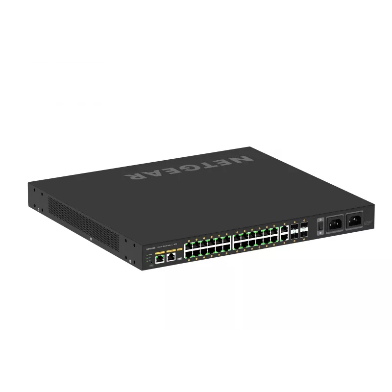 NETGEAR GSM4230UP valdomas L2/L3 Gigabit Ethernet jungiklis su PoE (10/100/1000), 1U, juodas