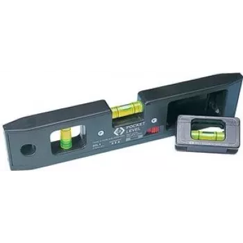 Gulsčiukas kišeninis C.K Tools T3482 210 mm juodas