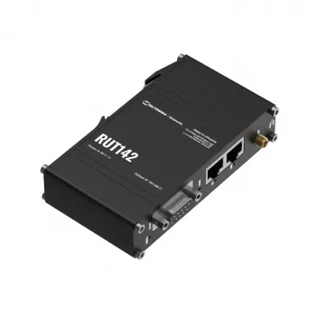 Teltonika pramoninis maršrutizatorius RUT142 WiFi 4, RS232, 2x RJ45 100Mb/s, IP30