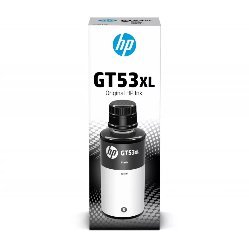 HP GT53XL 135 ml Originalus rašalo butelis, juoda
