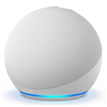 Amazon Echo Dot 5 kartos garsiakalbis su Alexa – Glacier White