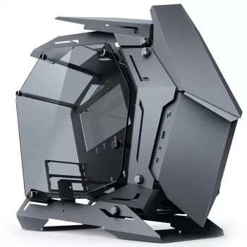 Jonsbo MOD3 Mini Micro-ATX korpusas su vitrininiu grūdintu stiklu - Pilka - Bokštinis